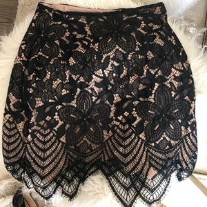 For Love and Lemons Mini Skirt sz L ✨